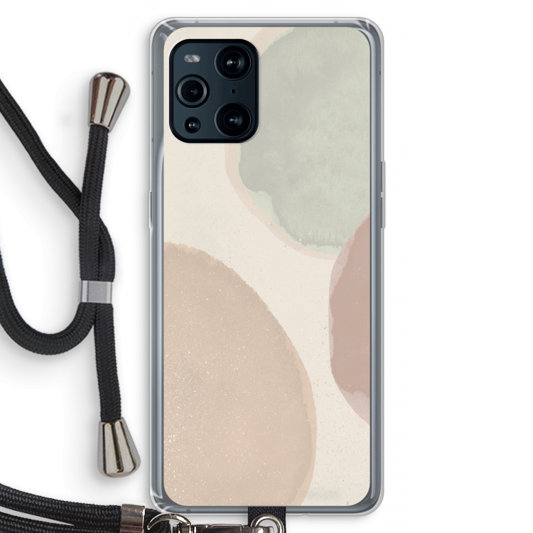 Geo #8: Oppo Find X3 Pro Transparant Hoesje met koord