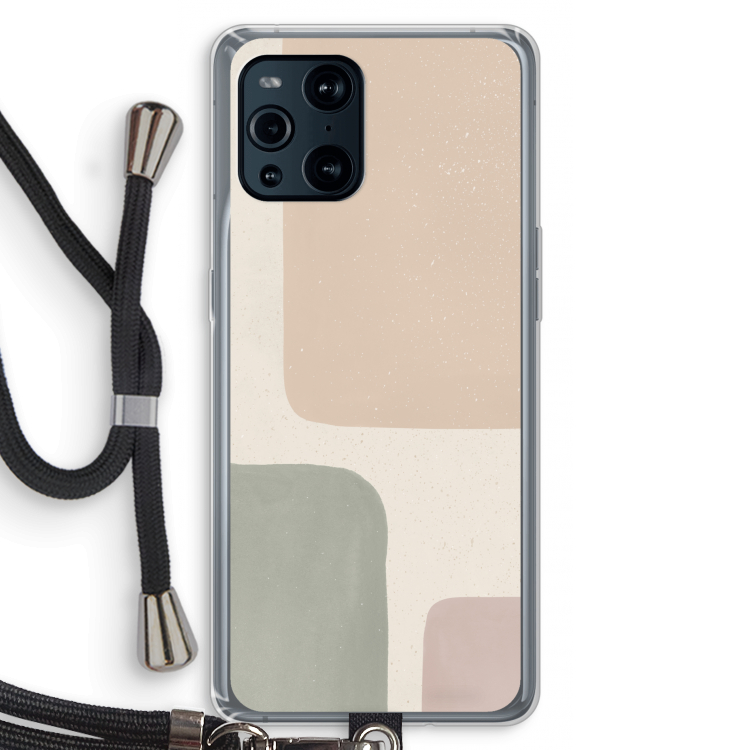 Geo #7: Oppo Find X3 Pro Transparant Hoesje met koord