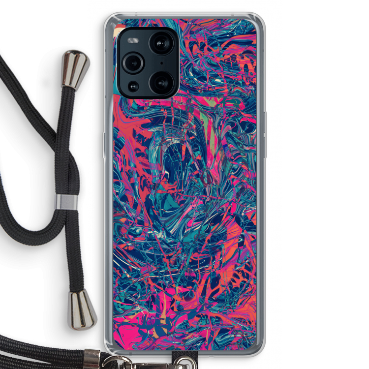 Sleeping Dreams: Oppo Find X3 Pro Transparant Hoesje met koord