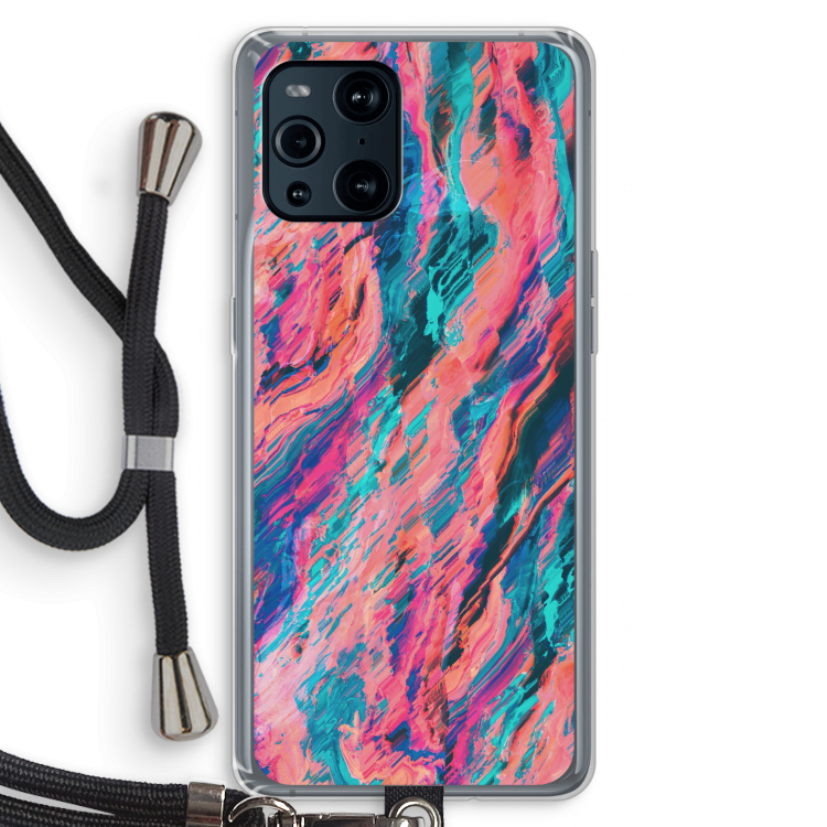 Electric Times: Oppo Find X3 Pro Transparant Hoesje met koord