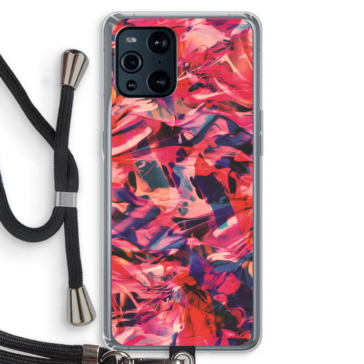 California: Oppo Find X3 Pro Transparant Hoesje met koord