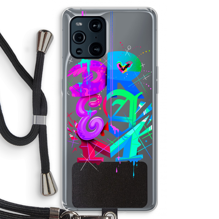 Dream: Oppo Find X3 Pro Transparant Hoesje met koord