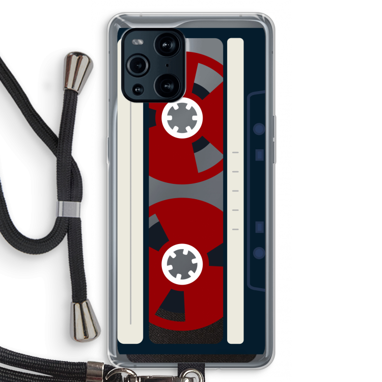 Here's your tape: Oppo Find X3 Pro Transparant Hoesje met koord