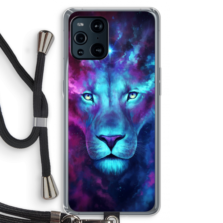 Firstborn: Oppo Find X3 Pro Transparant Hoesje met koord
