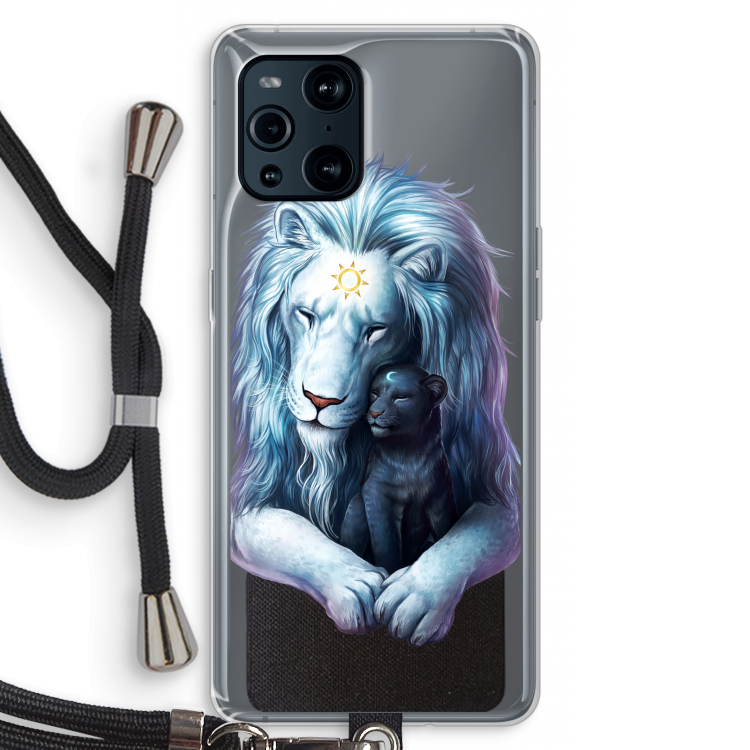 Child Of Light: Oppo Find X3 Pro Transparant Hoesje met koord