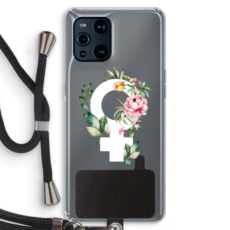Venus: Oppo Find X3 Pro Transparant Hoesje met koord