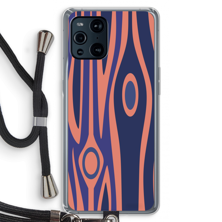 Bast A: Oppo Find X3 Pro Transparant Hoesje met koord
