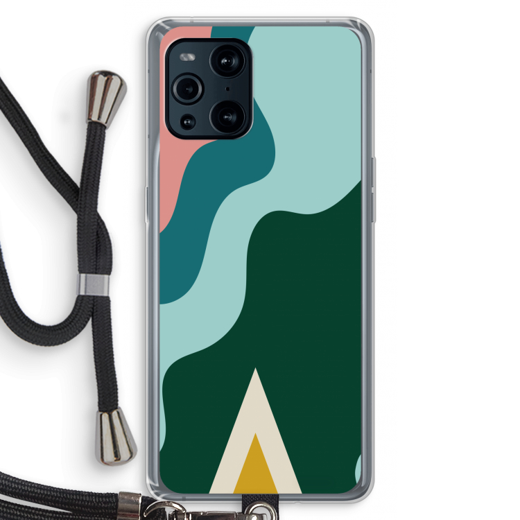 Noor B: Oppo Find X3 Pro Transparant Hoesje met koord