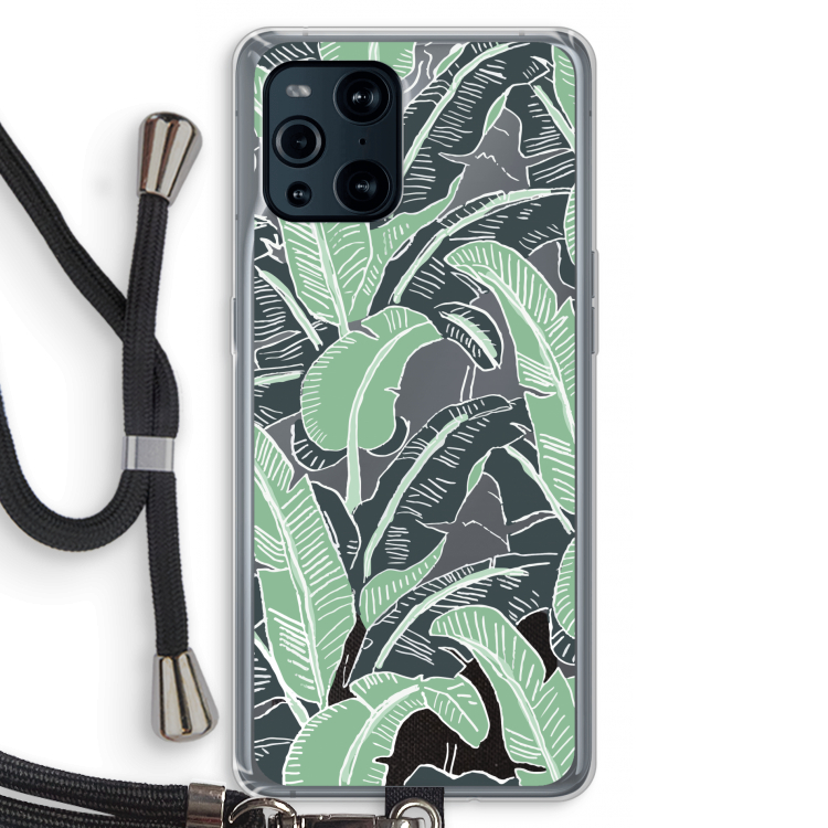 This Sh*t Is Bananas: Oppo Find X3 Pro Transparant Hoesje met koord