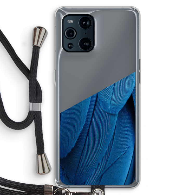 Pauw: Oppo Find X3 Pro Transparant Hoesje met koord