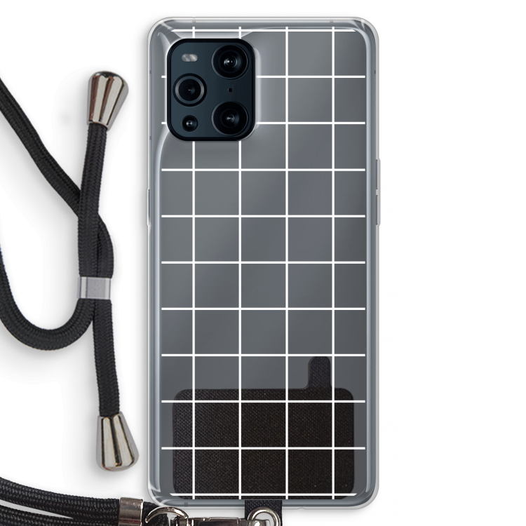 Rooster 2: Oppo Find X3 Pro Transparant Hoesje met koord