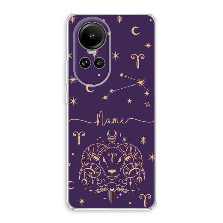 CaseCompany Transparent_stars_oppo
