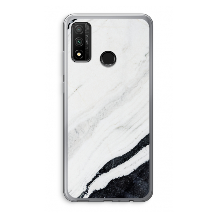 Elegante marmer: Huawei P Smart (2020) Transparant Hoesje