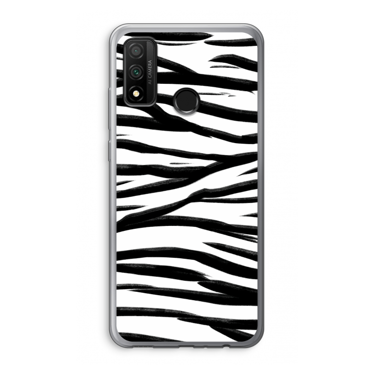 Zebra pattern: Huawei P Smart (2020) Transparant Hoesje