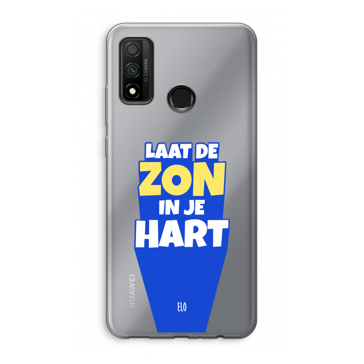 Laat de zon in je hart: Huawei P Smart (2020) Transparant Hoesje