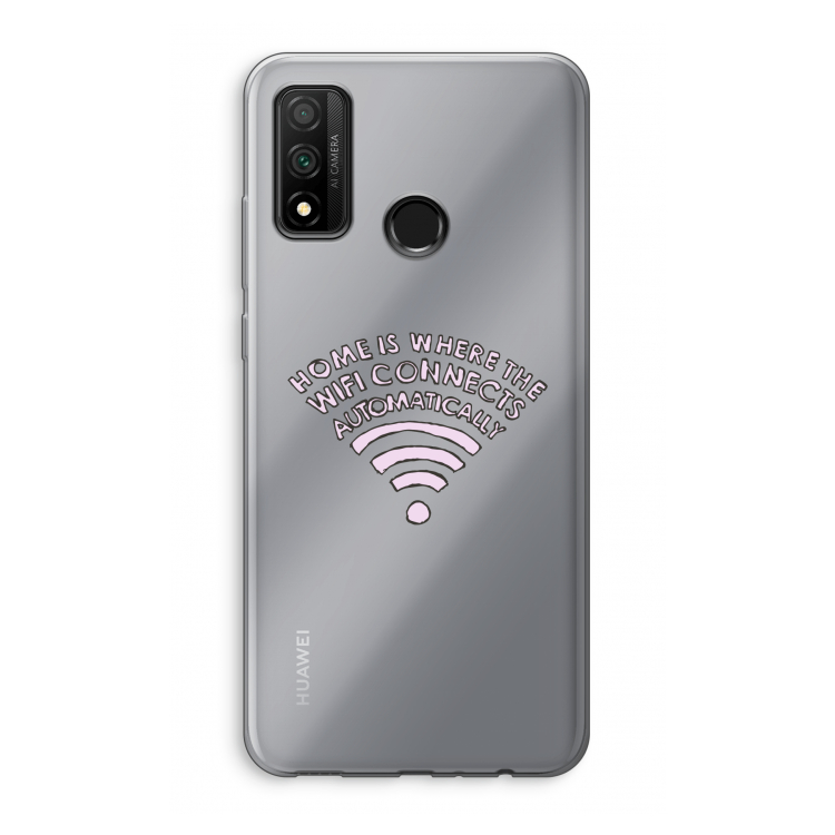 Home Is Where The Wifi Is: Huawei P Smart (2020) Transparant Hoesje