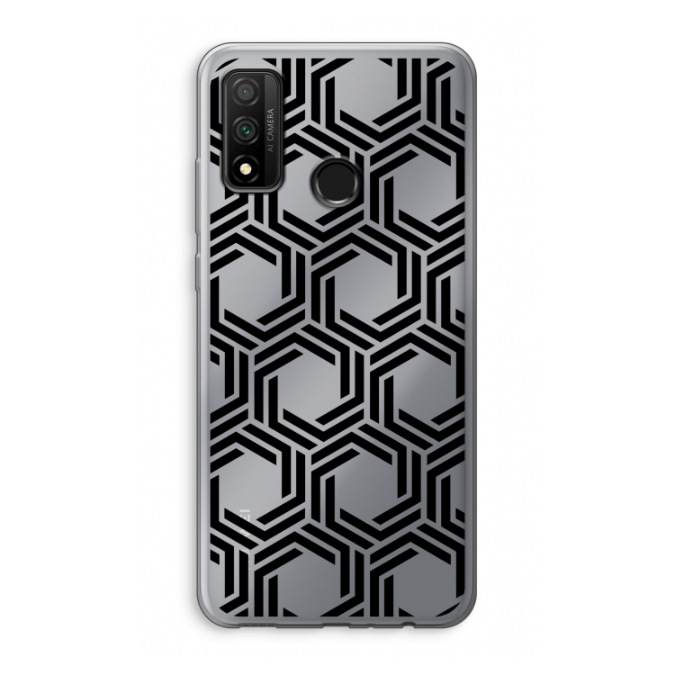 Geometrisch patroon: Huawei P Smart (2020) Transparant Hoesje