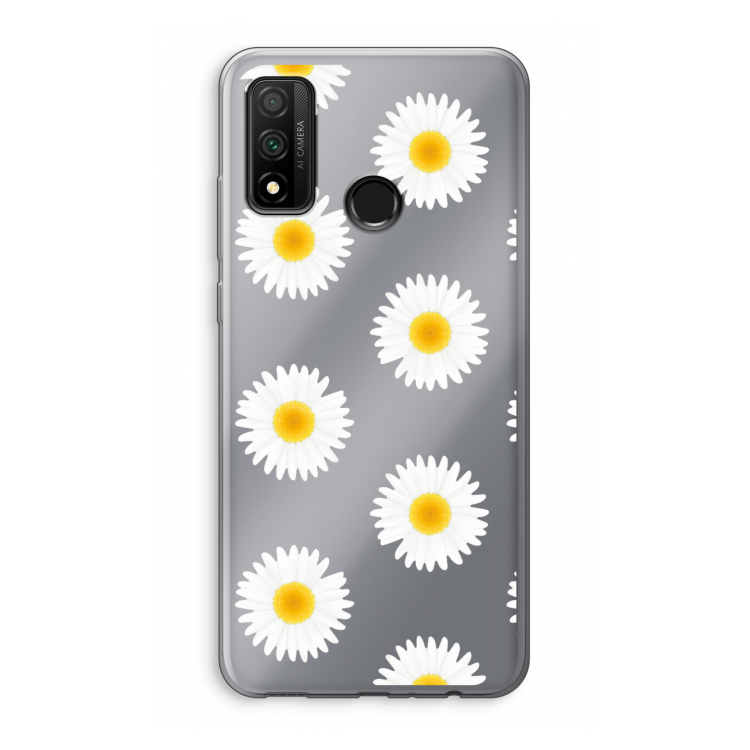 Margrietjes: Huawei P Smart (2020) Transparant Hoesje