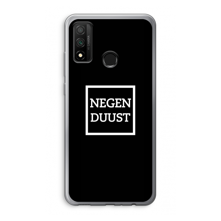 Negenduust black: Huawei P Smart (2020) Transparant Hoesje