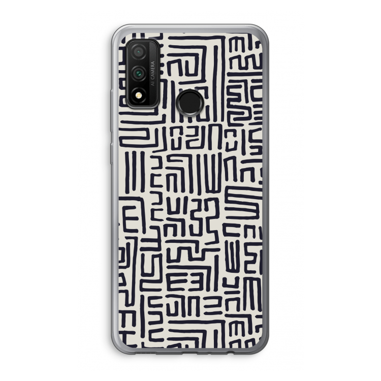 Moroccan Print: Huawei P Smart (2020) Transparant Hoesje
