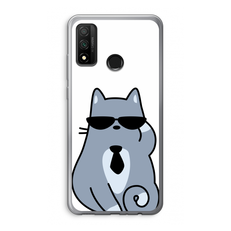 Cool cat: Huawei P Smart (2020) Transparant Hoesje