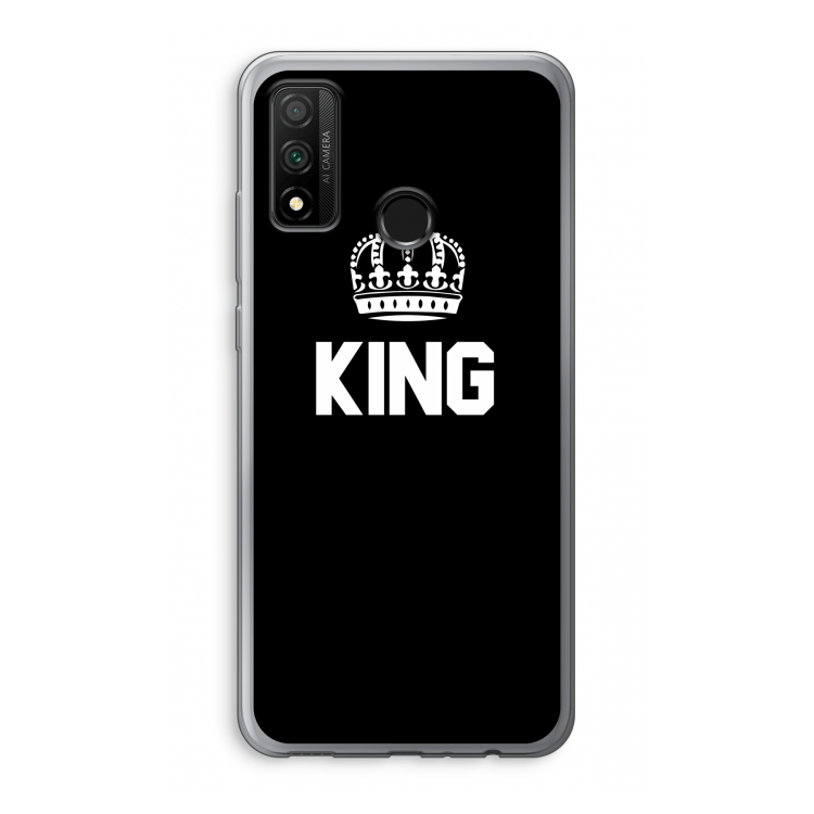 King zwart: Huawei P Smart (2020) Transparant Hoesje
