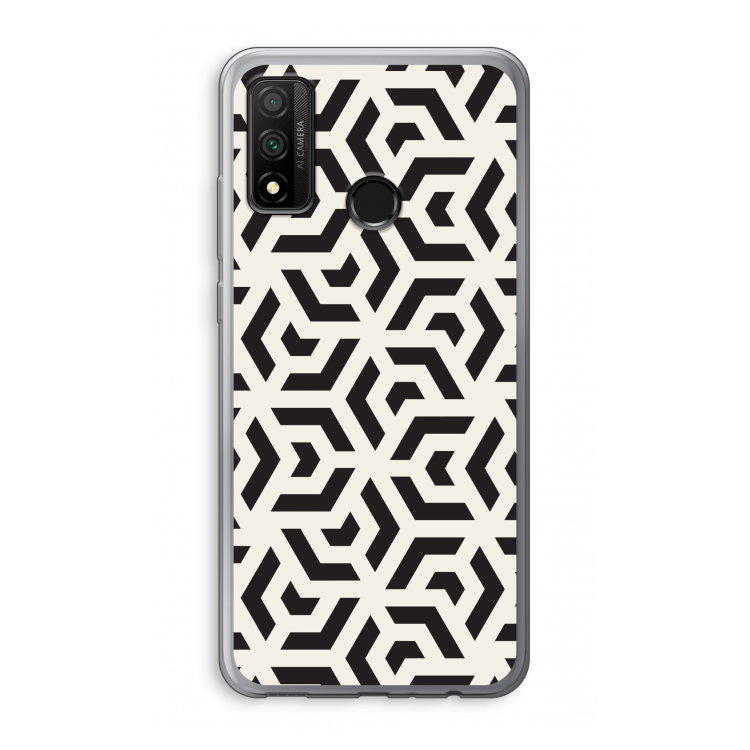 Crazy pattern: Huawei P Smart (2020) Transparant Hoesje