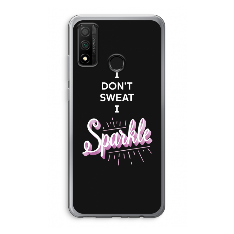 Sparkle quote: Huawei P Smart (2020) Transparant Hoesje