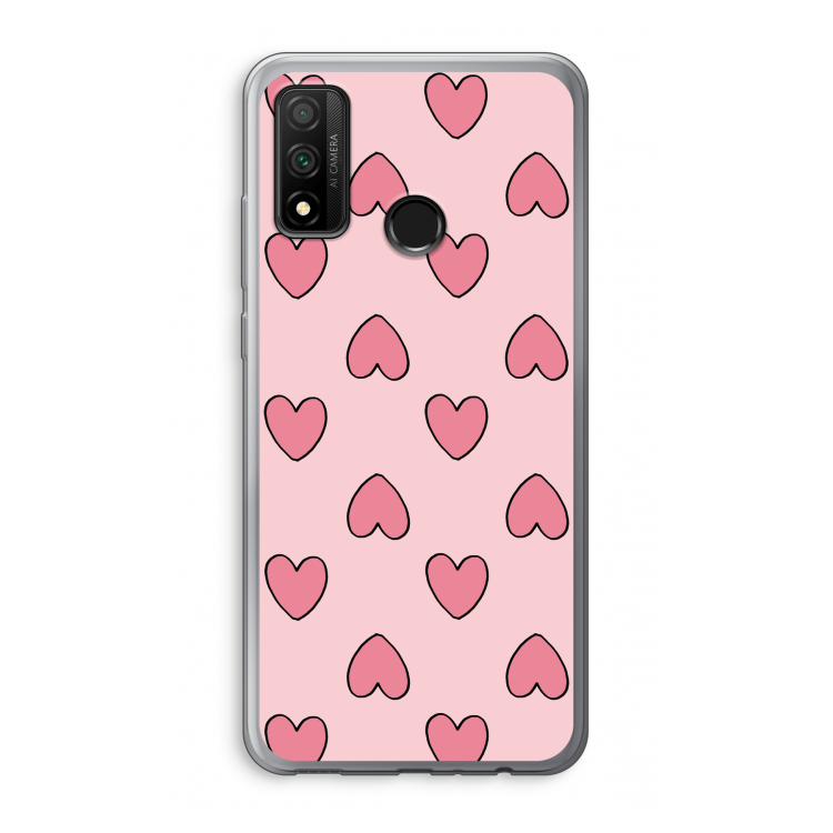 Ondersteboven verliefd: Huawei P Smart (2020) Transparant Hoesje