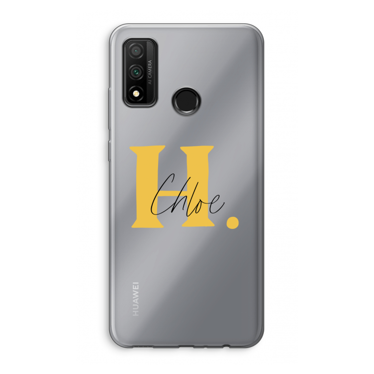 Amber Script: Huawei P Smart (2020) Transparant Hoesje