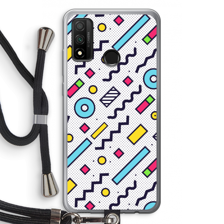 8-bit N°8: Huawei P Smart (2020) Transparant Hoesje met koord