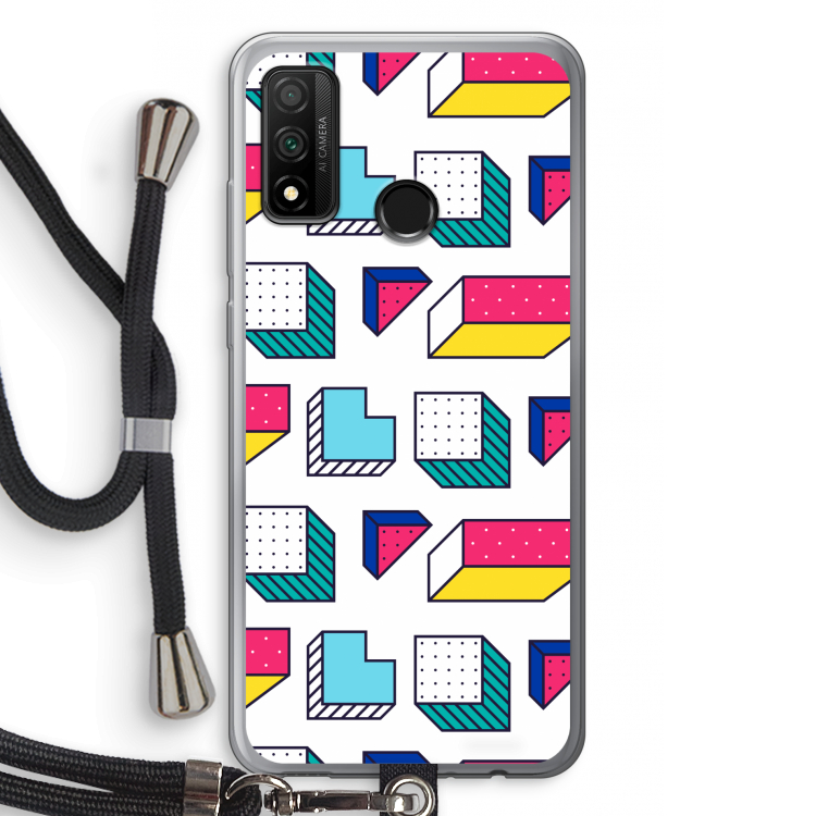 8-bit N°7: Huawei P Smart (2020) Transparant Hoesje met koord