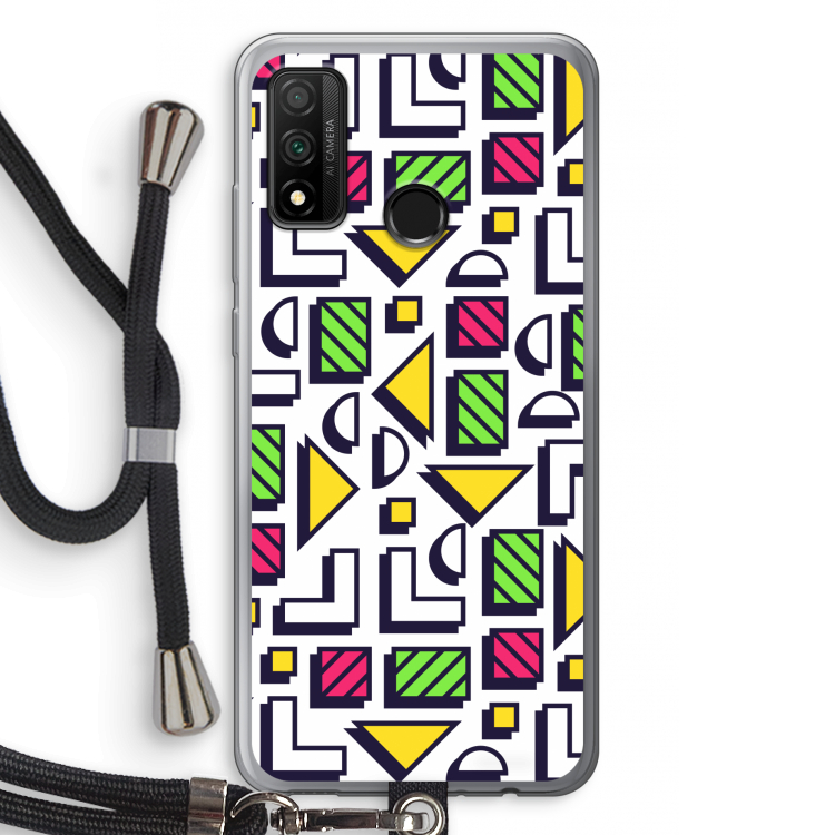 8-bit N°4: Huawei P Smart (2020) Transparant Hoesje met koord
