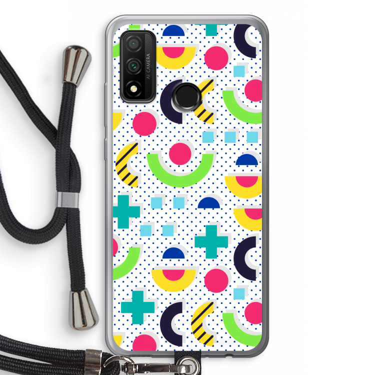 8-bit N°1: Huawei P Smart (2020) Transparant Hoesje met koord