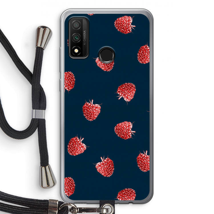 Framboosjes: Huawei P Smart (2020) Transparant Hoesje met koord