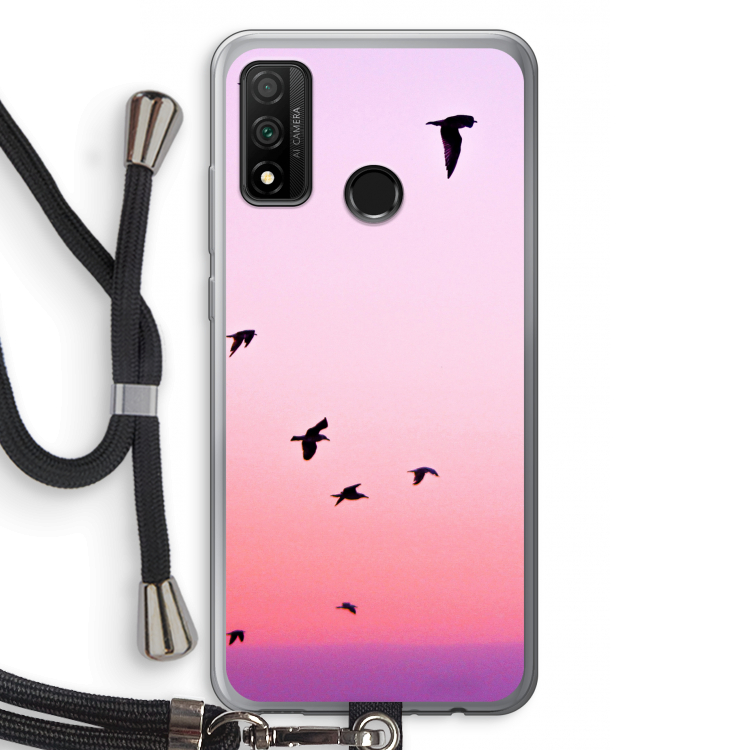 Fly away: Huawei P Smart (2020) Transparant Hoesje met koord