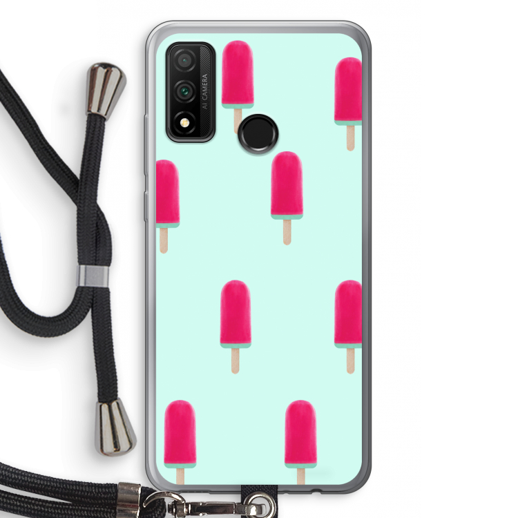 Waterijsje: Huawei P Smart (2020) Transparant Hoesje met koord