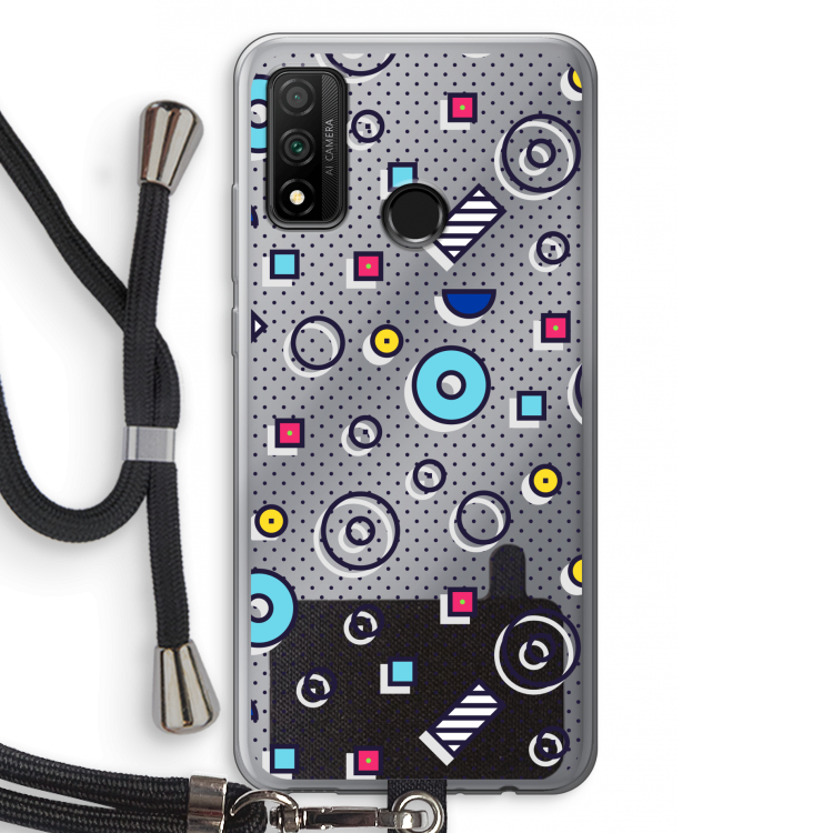8-bit N°9: Huawei P Smart (2020) Transparant Hoesje met koord