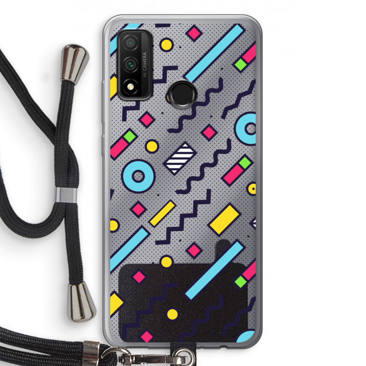 8-bit N°8: Huawei P Smart (2020) Transparant Hoesje met koord
