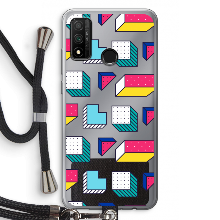 8-bit N°7: Huawei P Smart (2020) Transparant Hoesje met koord