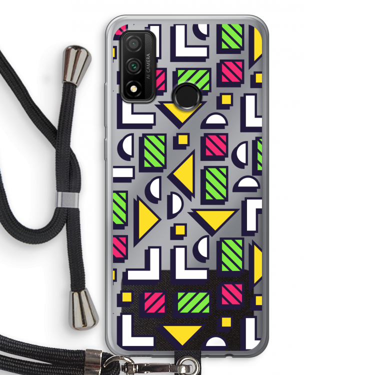 8-bit N°4: Huawei P Smart (2020) Transparant Hoesje met koord