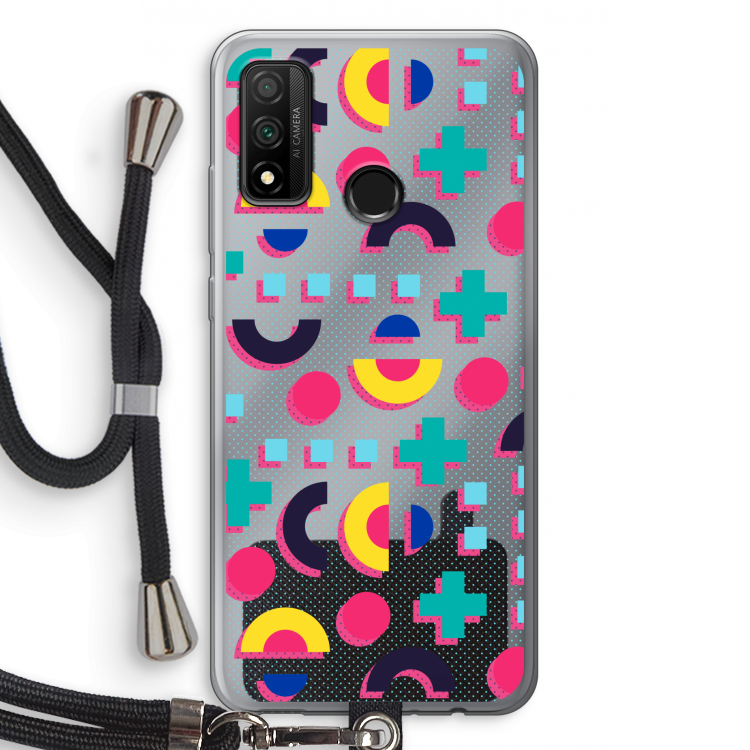 8-bit N°2: Huawei P Smart (2020) Transparant Hoesje met koord