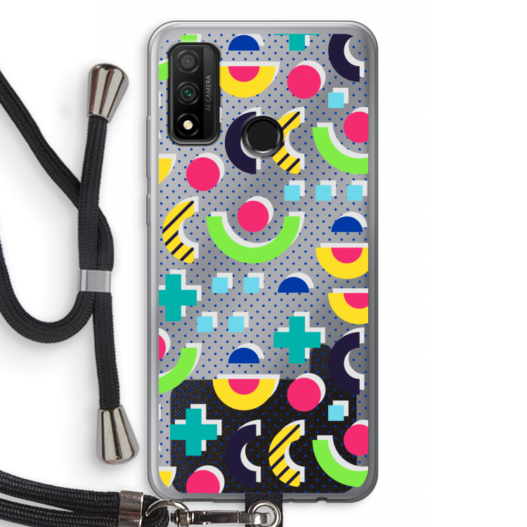 8-bit N°1: Huawei P Smart (2020) Transparant Hoesje met koord
