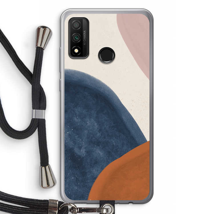Geo #1: Huawei P Smart (2020) Transparant Hoesje met koord