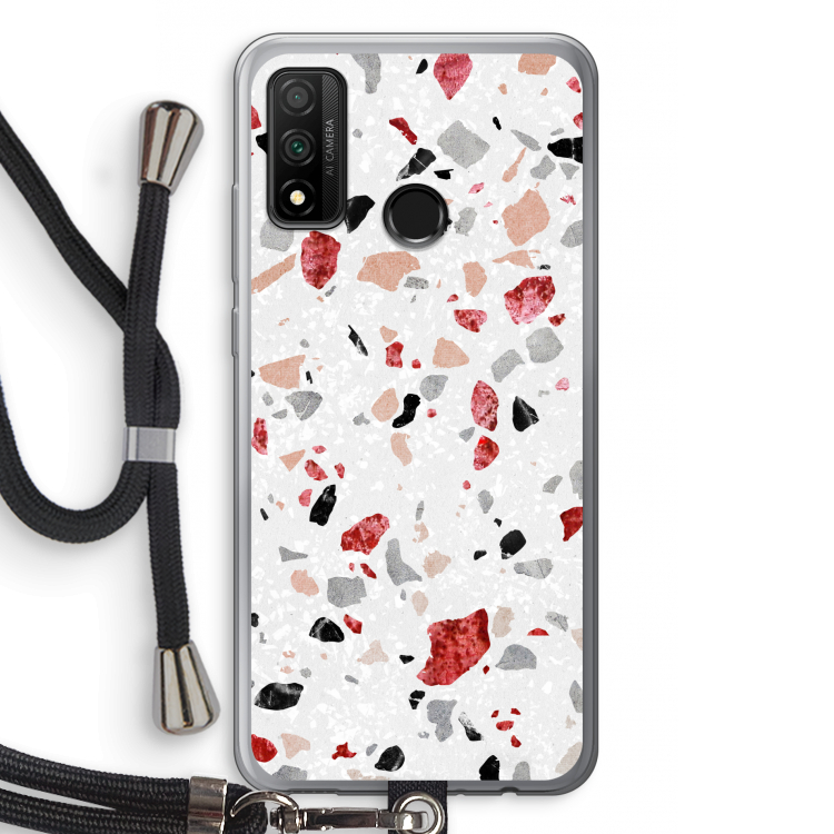 Terrazzo N°12: Huawei P Smart (2020) Transparant Hoesje met koord