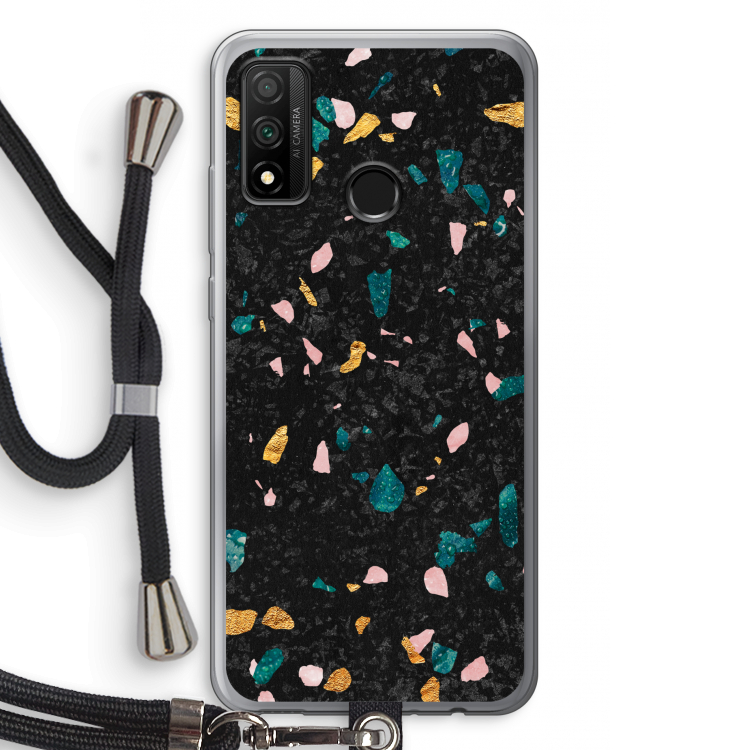 Terrazzo N°10: Huawei P Smart (2020) Transparant Hoesje met koord