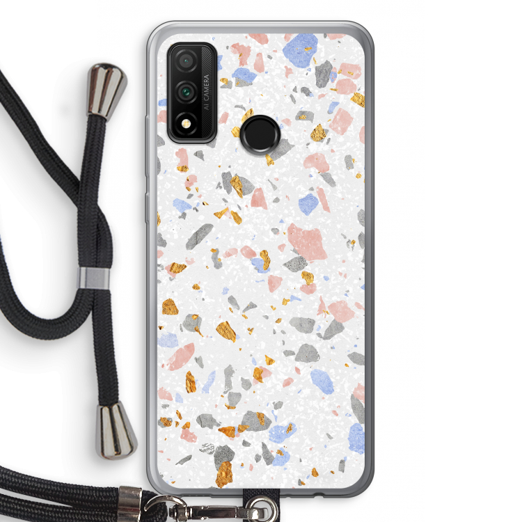 Terrazzo N°8: Huawei P Smart (2020) Transparant Hoesje met koord