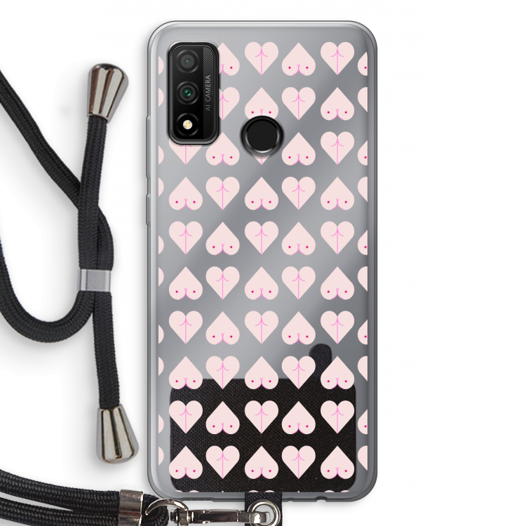 Ass 'n Titties: Huawei P Smart (2020) Transparant Hoesje met koord
