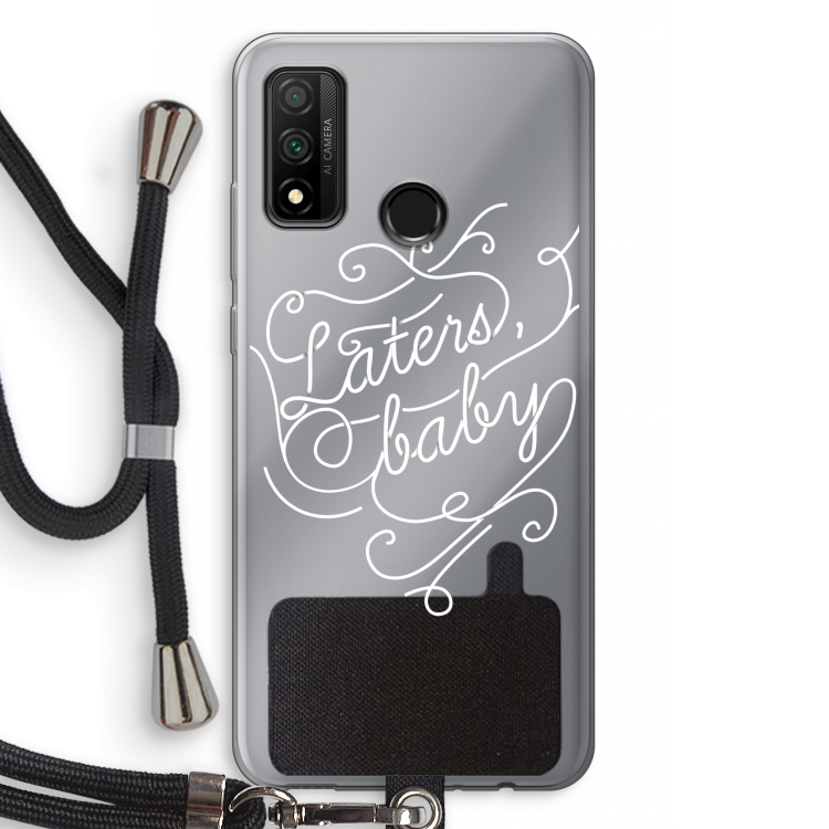Laters, baby: Huawei P Smart (2020) Transparant Hoesje met koord