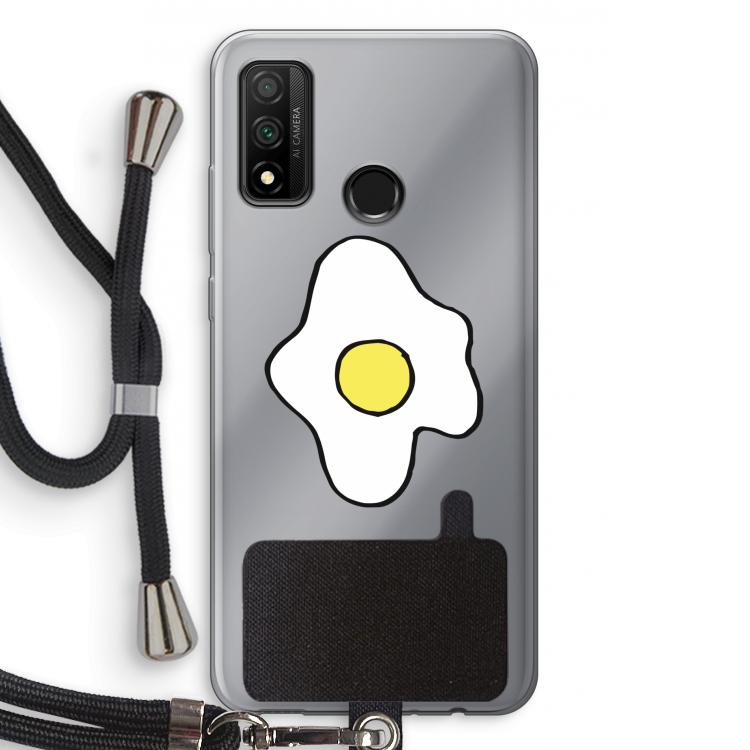 Spiegelei: Huawei P Smart (2020) Transparant Hoesje met koord
